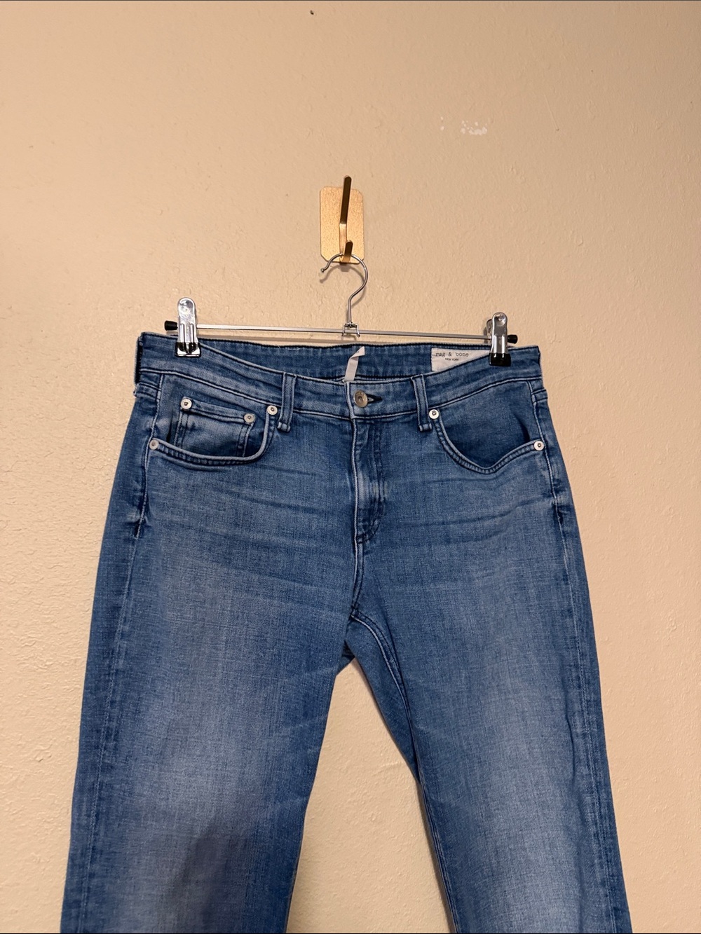 Rag & Bone Dre Low-Rise Slim Boyfriend Jeans Size 27 - Picture 4 of 9